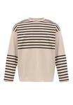 Dandalo Sweatshirt Diogo Beige/Dunkelblau