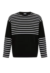 Dandalo Sweatshirt Diogo Schwarz/Weiß/Creme