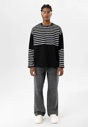 Dandalo Sweatshirt Diogo Schwarz/Weiß/Creme