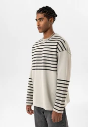 Dandalo Sweatshirt Diogo Beige/Grau/Dunkelblau/Khaki/Weiß