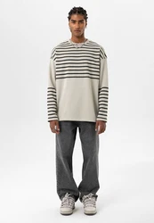 Dandalo Sweatshirt Diogo Beige/Grau/Dunkelblau/Khaki/Weiß
