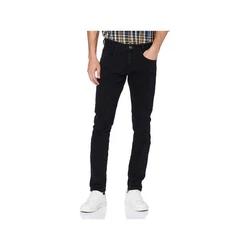 TOM TAILOR Jeans Troy unifarben/schwarz