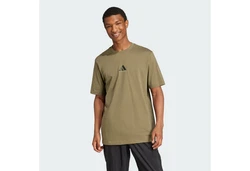 adidas Sportswear T-Shirt CODES PHOTOREAL GRAPHIC Dunkelgrün/Khaki