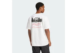 adidas Sportswear T-Shirt CODES PHOTOREAL GRAPHIC Weiß/Creme/Hellgrau