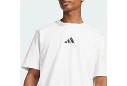 adidas Sportswear T-Shirt CODES PHOTOREAL GRAPHIC Weiß/Creme/Hellgrau