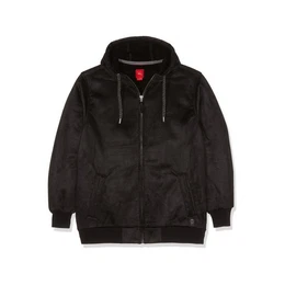Sweatjacke schwarz regular (1-tlg)