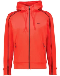 BOSS Sweatjacke mit Kapuze SAGGY Orange/Rot
