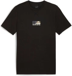 PUMA Kurzarmshirt BETTER SPORTSWEAR Tee kitt/rauchblau/grn/schwarz