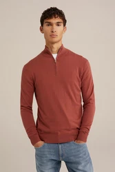 WE Fashion Sweater Braun/Rot/Orange