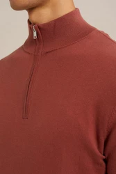 WE Fashion Sweater Braun/Rot/Orange