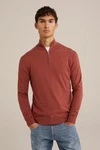 WE Fashion Sweater Braun/Rot/Orange