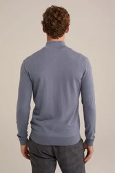 WE Fashion Sweater Grau/Blau/Dunkelblau