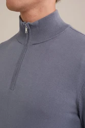 WE Fashion Sweater Grau/Blau/Dunkelblau