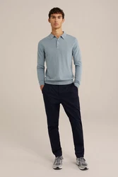 WE Fashion Poloshirt Blau/Hellblau/Türkis