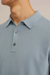 WE Fashion Poloshirt Blau/Hellblau/Türkis