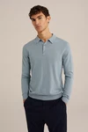 WE Fashion Poloshirt Blau/Hellblau/Türkis