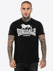Lonsdale T-Shirt Stour Schwarz/Rot/Hellblau/Braun/Blau