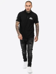 Lonsdale Poloshirt SETTER Schwarz/Dunkelblau