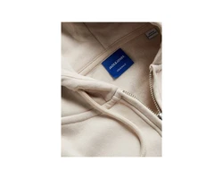 Jack & Jones Sweatjacke JORVESTERBRO Khaki/Beige/Weiß