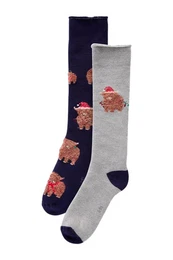 Haussocken Schwere Hamish Weihnachtssocken, 2er-Pack (2-Paar)