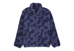 Converse Fleecejacke MEN'S FULL ZIP SHERPA PULLOVER lila/dunkellila/lavendel