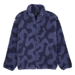 Converse Fleecejacke MEN'S FULL ZIP SHERPA PULLOVER lila/dunkellila/lavendel