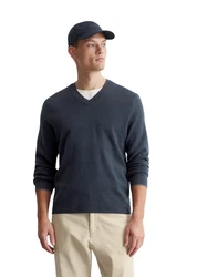 Marc O'Polo Pullover Rundhals Bi-Colour-Strick Zweifarbig/Bi-Colour