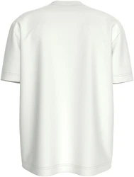 Calvin Klein Jeans Rundhalsshirt TEXTURED MONOLOGO TEE Khaki/Creme/Hellblau/Braun