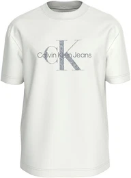 Rundhalsshirt TEXTURED MONOLOGO TEE Logodruck