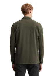 Langarm-Poloshirt aus Bio-Baumwolle mit Elasthan