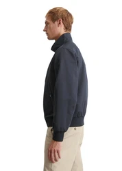 Marc O'Polo Outdoorjacke Micro-Canvas Dunkelblau/Hellblau/Blau/Beige/Grau