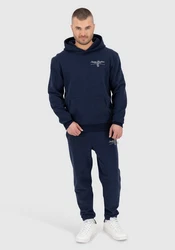 Sergio Tacchini Sweatshirt NOAH HOODIE Dunkelblau/Blau