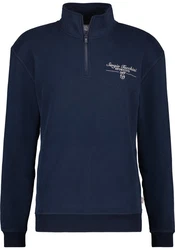 Sergio Tacchini Sweatshirt NINO RELAXED 1/4 ZIP SWEATER Dunkelblau/Blau