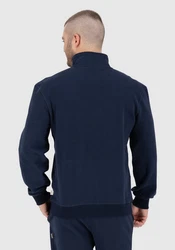 Sergio Tacchini Sweatshirt NINO RELAXED 1/4 ZIP SWEATER Dunkelblau/Blau