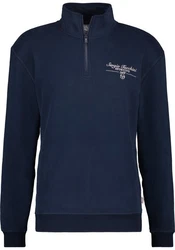 Sergio Tacchini Sweatshirt NINO RELAXED 1/4 ZIP SWEATER Dunkelblau/Blau