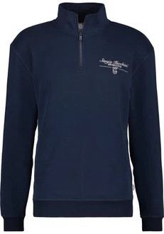 Sergio Tacchini Sweatshirt NINO RELAXED 1/4 ZIP SWEATER Dunkelblau/Blau