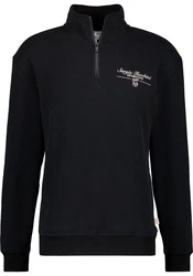 Sergio Tacchini Sweatshirt NINO RELAXED 1/4 ZIP SWEATER Dunkelblau/Schwarz