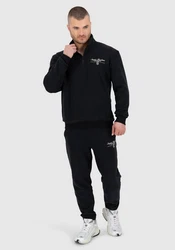 Sergio Tacchini Sweatshirt NINO RELAXED 1/4 ZIP SWEATER Dunkelblau/Schwarz