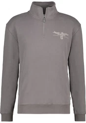 Sergio Tacchini Sweatshirt NINO RELAXED 1/4 ZIP SWEATER Braun/Grau/Lila