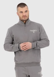 Sergio Tacchini Sweatshirt NINO RELAXED 1/4 ZIP SWEATER Braun/Grau/Lila