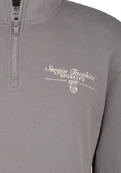 Sergio Tacchini Sweatshirt NINO RELAXED 1/4 ZIP SWEATER Braun/Grau/Lila