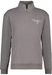 Sergio Tacchini Sweatshirt NINO RELAXED 1/4 ZIP SWEATER Braun/Grau/Lila