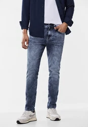 STREET ONE MEN Regular-fit Jeans 5-Pocket-Style Blau