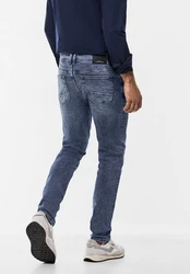 STREET ONE MEN Regular-fit Jeans 5-Pocket-Style Blau