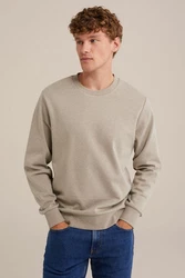 WE Fashion Sweater Braun/Beige/Khaki/Grau/Lila