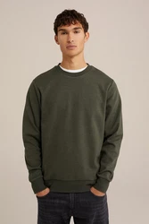 WE Fashion Sweater Dunkelgrün
