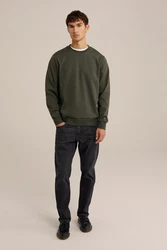 WE Fashion Sweater Dunkelgrün