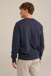 WE Fashion Sweater Dunkelblau/Blau