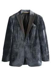 Next Sakko Slim Fit Grau/Dunkelblau/Blau
