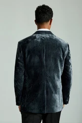 Next Sakko Slim Fit Grau/Dunkelblau/Blau